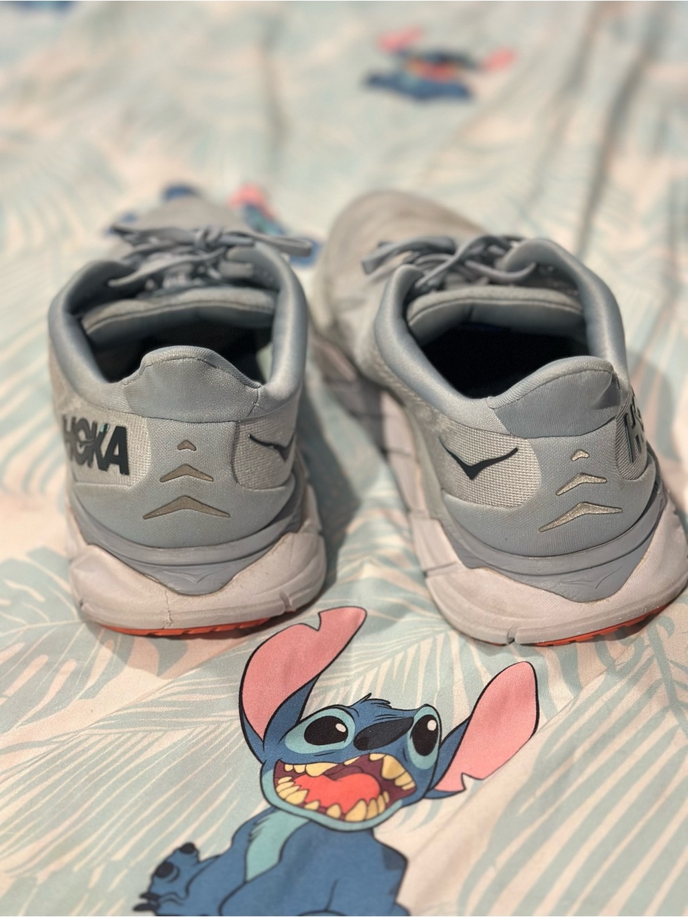 Hoka Light blue Athletic Sneakers